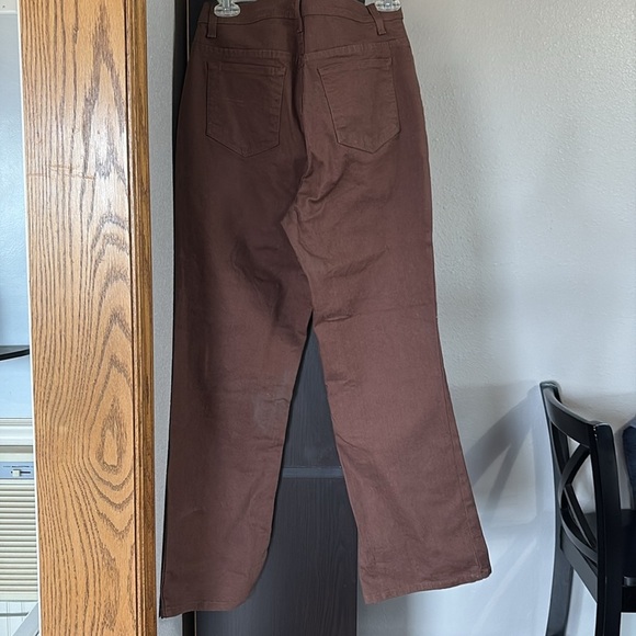 NWT Denim & Co Size 10P Bootcut Brown Jeans - Picture 2 of 7